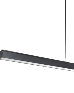 LED-pendel lampe CANDELERO Med fjernbetjening Sort