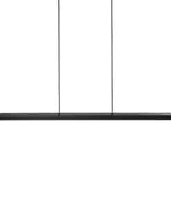 LED-pendel lampe CANDELERO Med fjernbetjening Sort