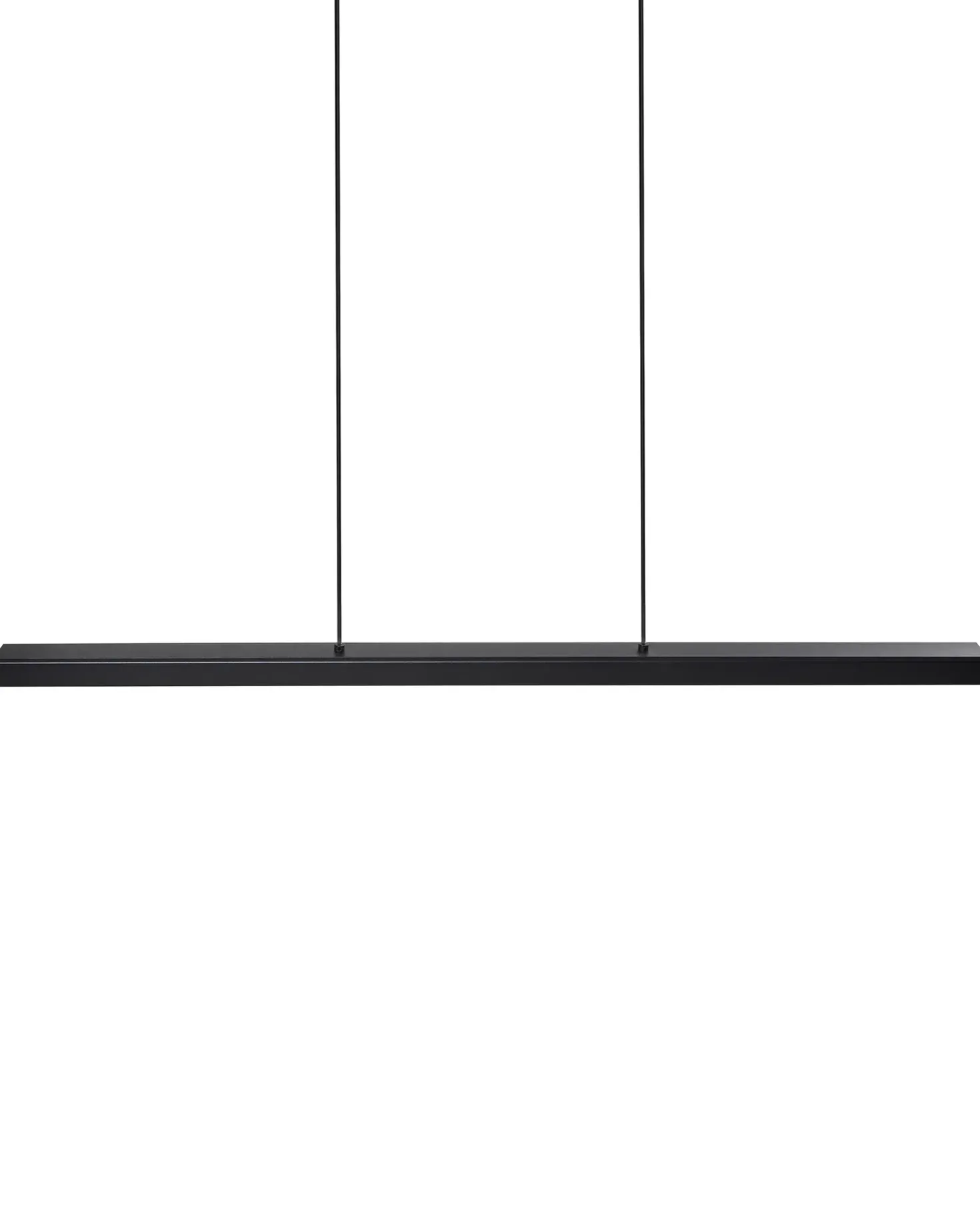 LED-pendel lampe CANDELERO Med fjernbetjening Sort