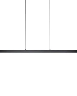 LED-pendel lampe CANDELERO Med fjernbetjening Sort