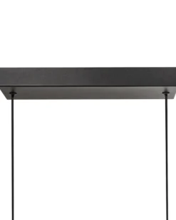 LED-pendel lampe CANDELERO Med fjernbetjening Sort