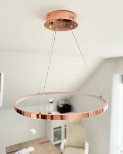 LED-pendel lampe JORDAN Metal Rosa guld