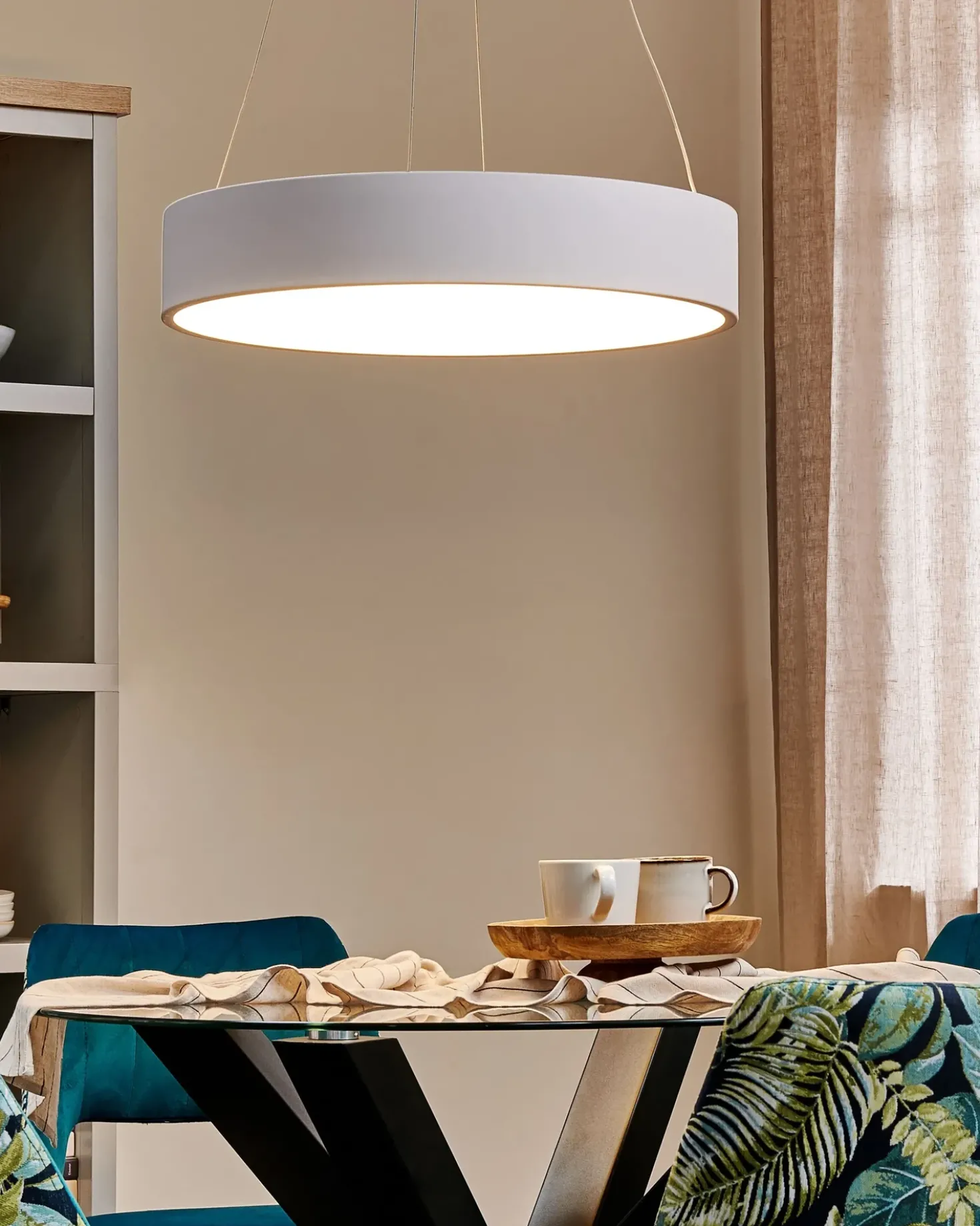 LED-pendel lampe LENYA Metal Hvid