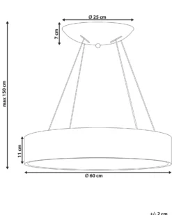 LED-pendel lampe LENYA Metal Hvid
