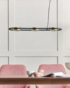 LED-pendel lampe MALI Metal Sort