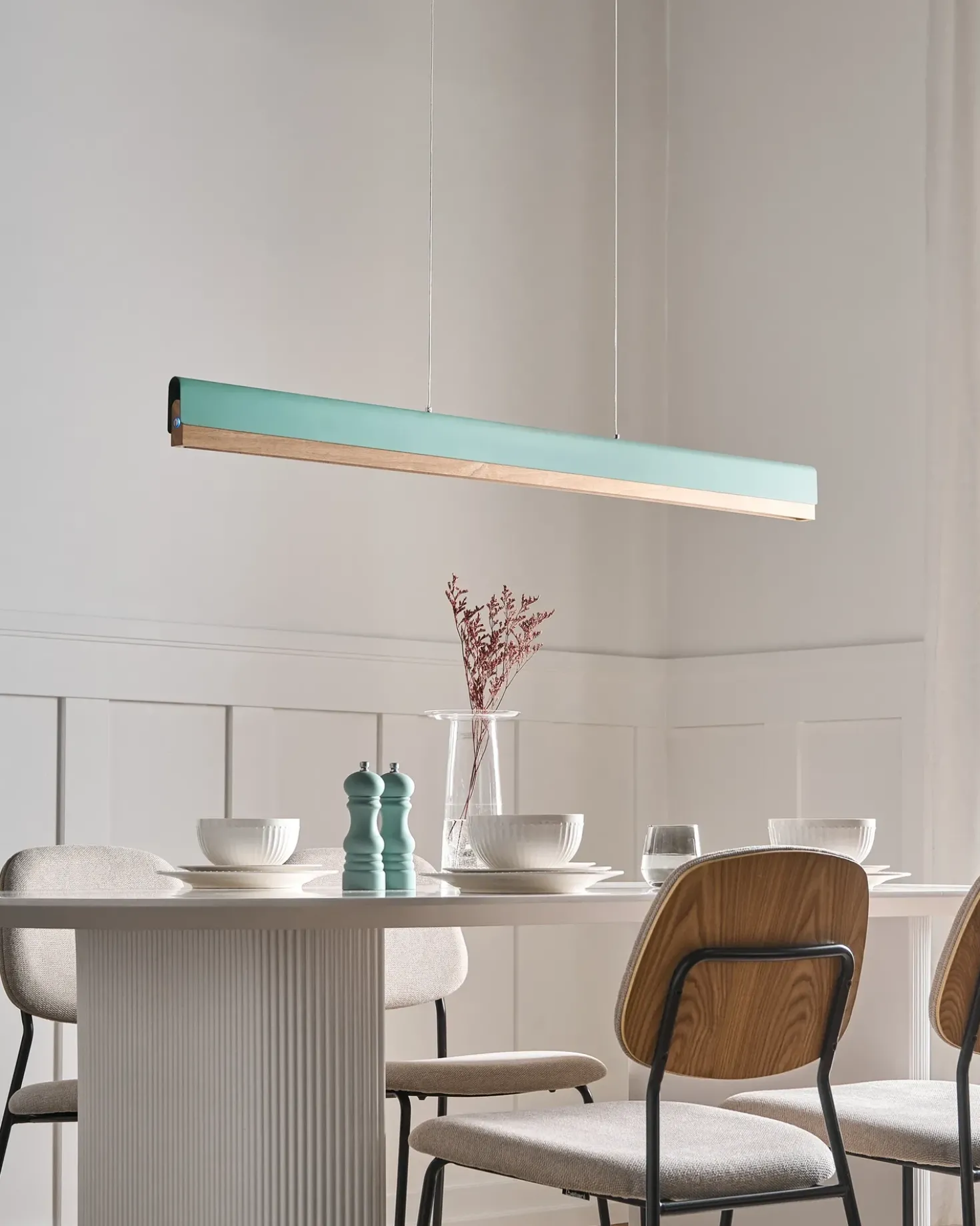 LED-pendel lampe MARA Metal Mintgrøn