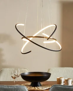 LED-pendel lampe MAYU Metal Sort