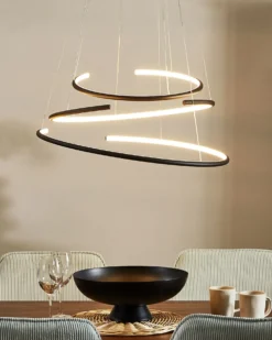 LED-pendel lampe MAYU Metal Sort