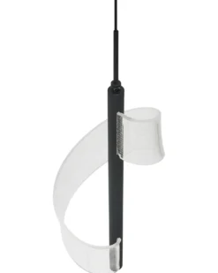 LED-pendel lampe SARELA Metal Sort