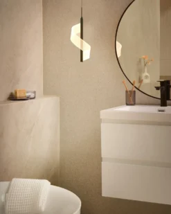 LED-pendel lampe SARELA Metal Sort