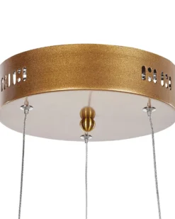 LED-pendel lampe WANLI Metal Guld