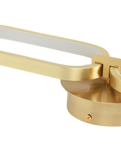 LED-væglampe KRANG Guld Metal