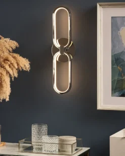LED-væglampe KRANG Sølv Metal