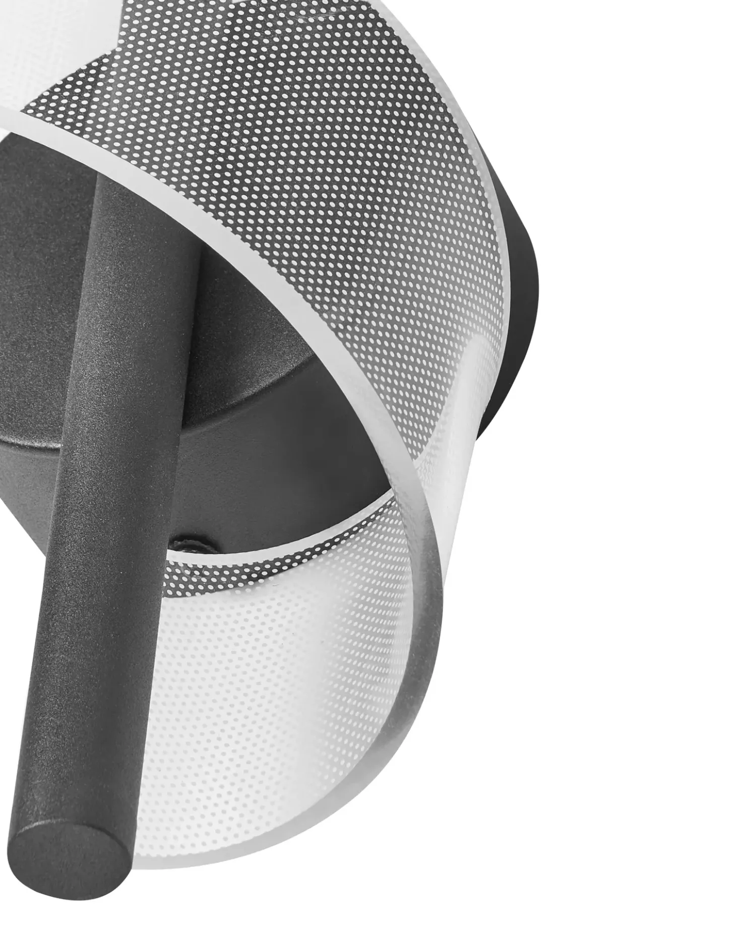 LED-væglampe SARELA Sort Metal