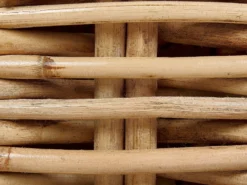 Liggestol med hynde BELSITO Rattan Naturlig