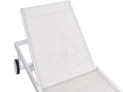 Liggestol med hynde VERDELLO Metal Beige