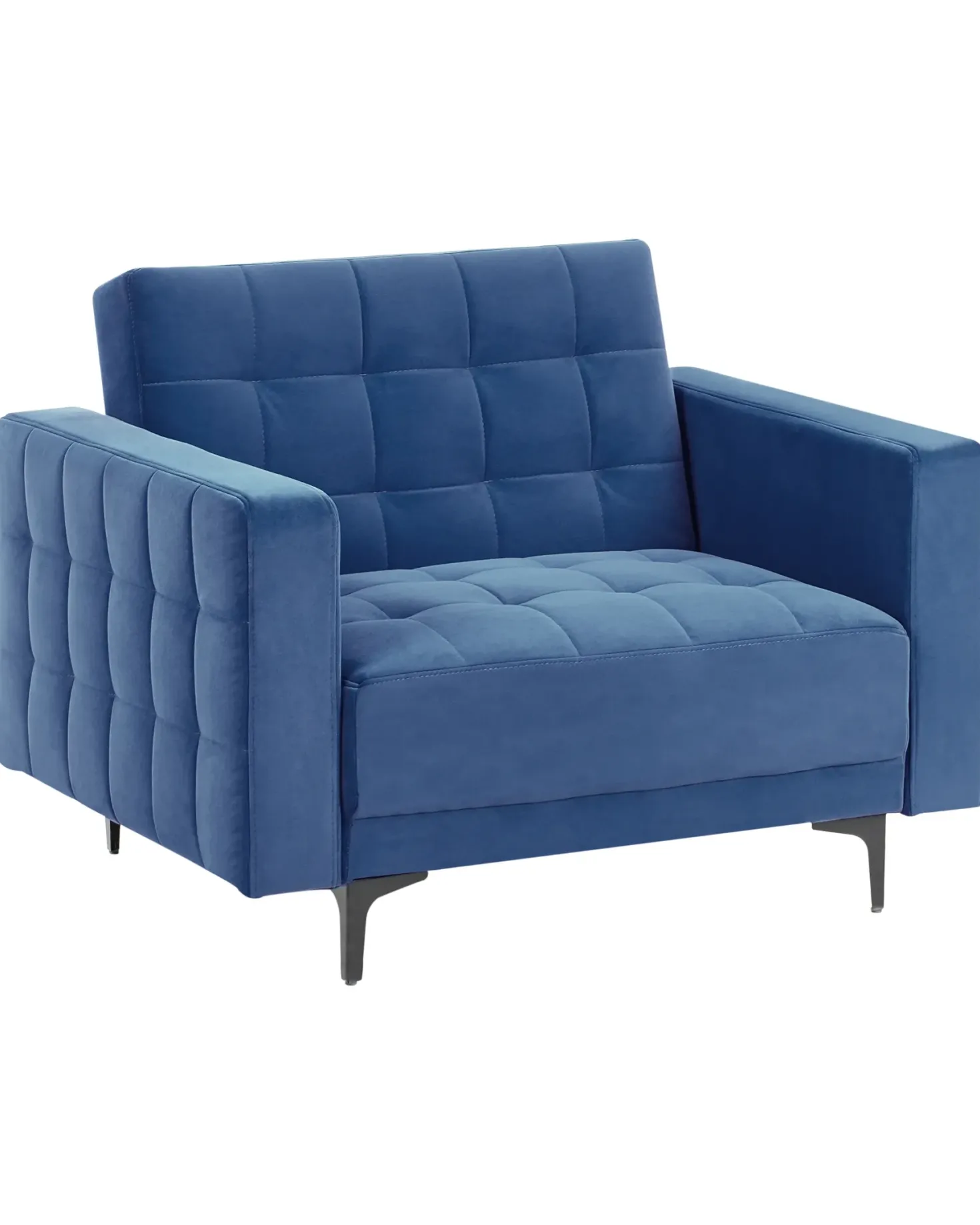 Lænestol ABERDEEN Velour Blå
