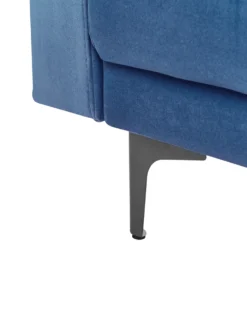 Lænestol ABERDEEN Velour Blå