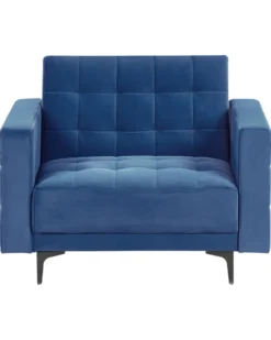 Lænestol ABERDEEN Velour Blå