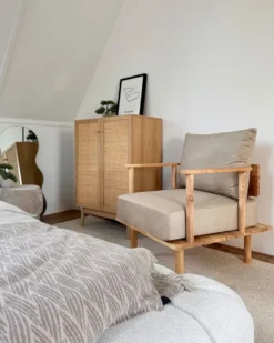 Lænestol ASKER Sand Beige
