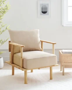Lænestol ASKER Sand Beige