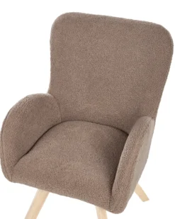 Lænestol BJARN Boucle Brun