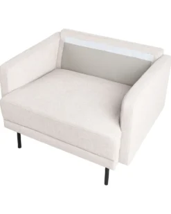 Lænestol BREDA Lys Beige