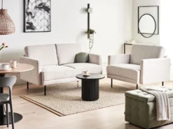 Lænestol BREDA Lys Beige