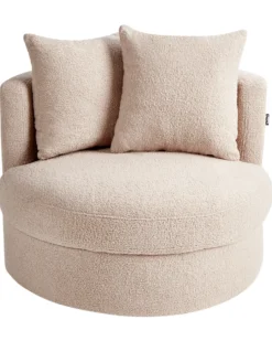 Lænestol DALBY Boucle Beige