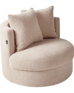 Lænestol DALBY Boucle Beige