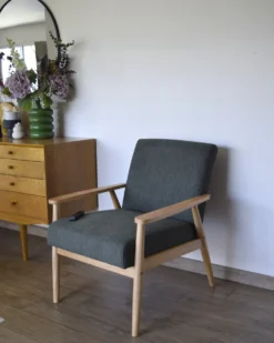 Lænestol ESRUM Lysebrun/ Grøn