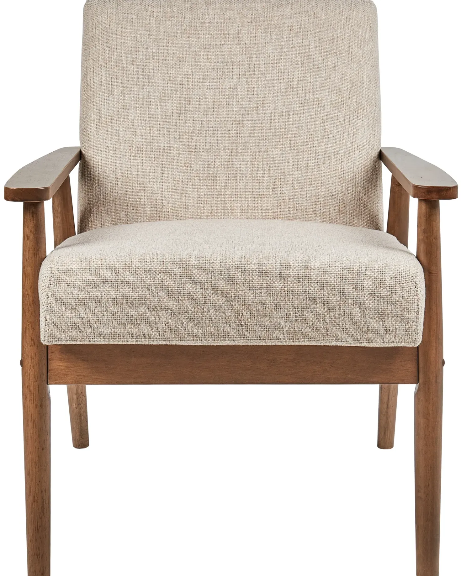 Lænestol ESRUM Mørkebrun/beige