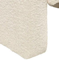 Lænestol HALLSBERG Boucle Cremehvid