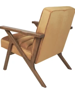 Lænestol KISA Velour Brun
