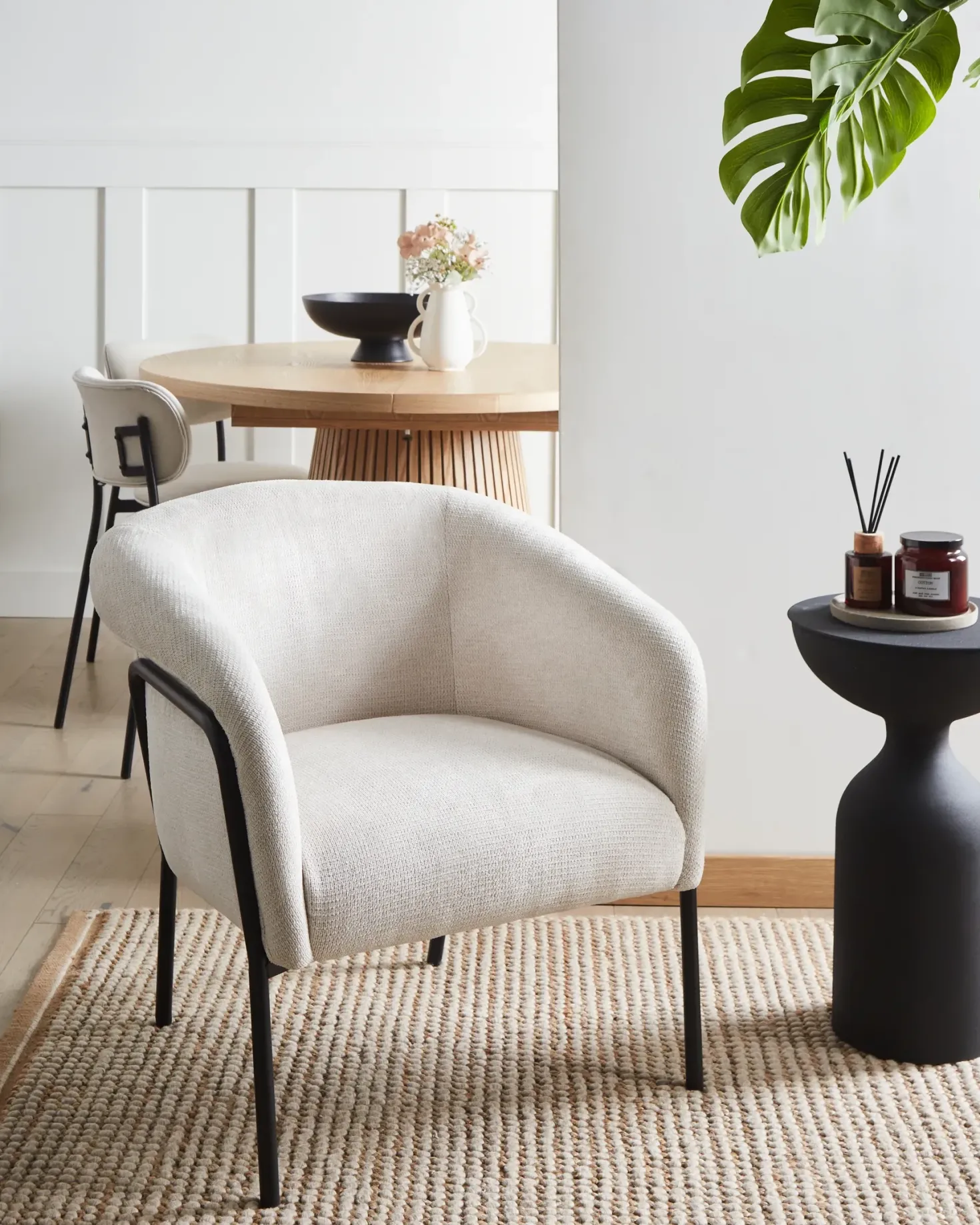 Lænestol KROSSEN Lys Beige