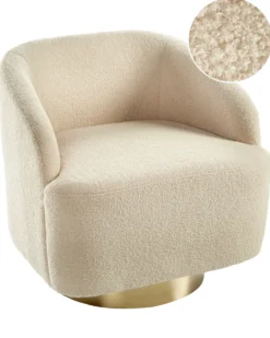 Lænestol LAVIK Boucle Beige
