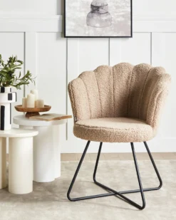 Lænestol LOVELOCK Boucle Beige