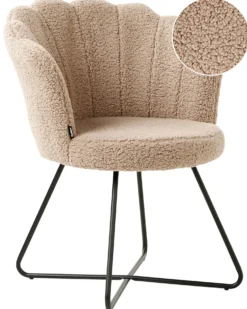 Lænestol LOVELOCK Boucle Beige