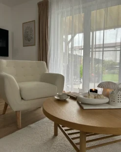 Lænestol MOTALA Lys Beige