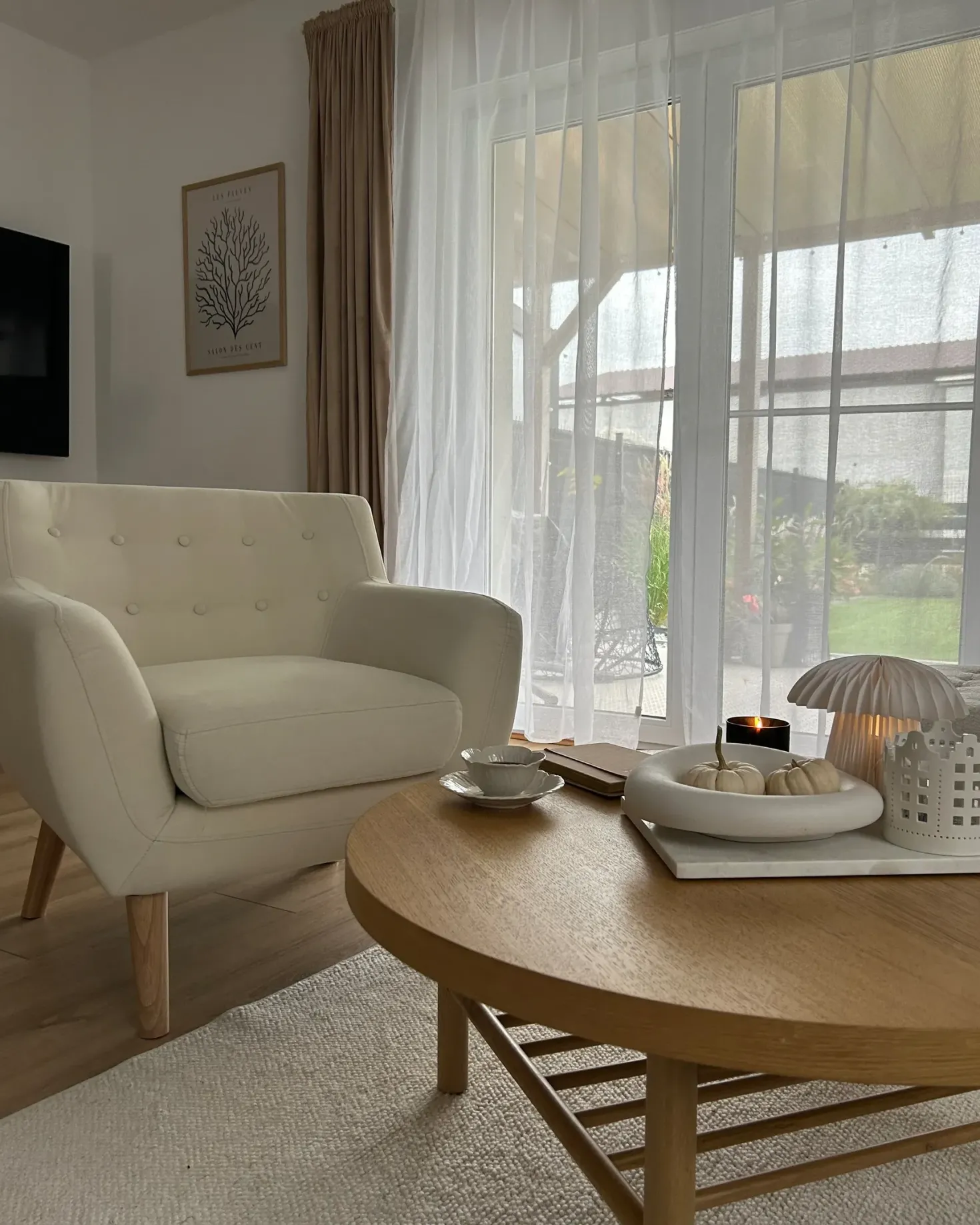 Lænestol MOTALA Lys Beige