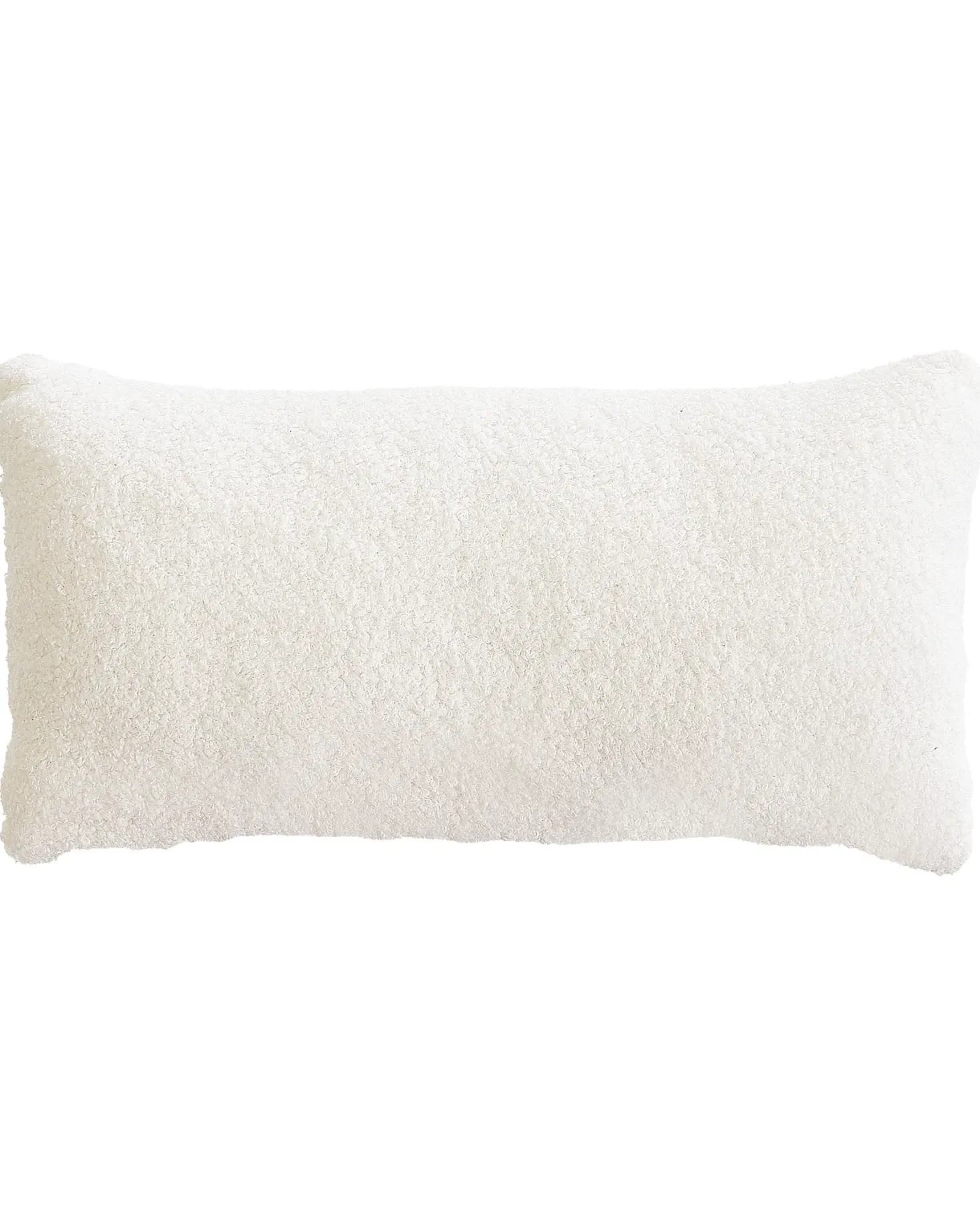 Lænestol OTSBY II med pude Boucle Cremehvid