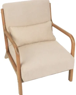 Lænestol SKOVDE Beige