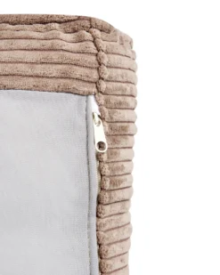 Lænestol VIND Fløjl Beige