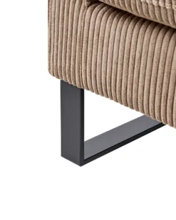 Lænestol VIND Fløjl Beige
