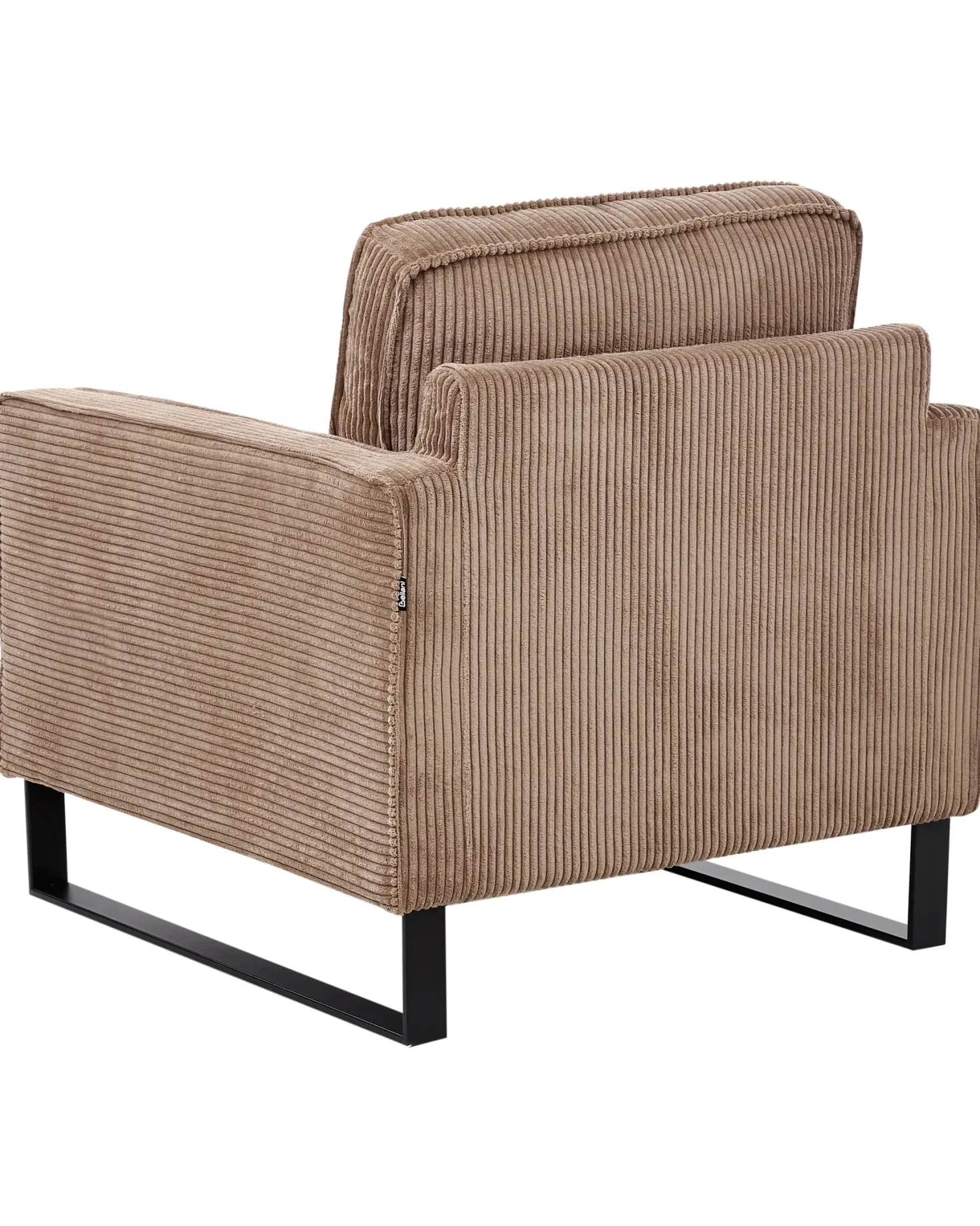 Lænestol VIND Fløjl Beige