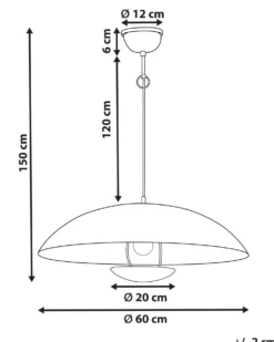 Loftlampe AGRANI Metal Guld