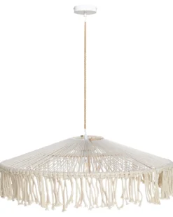 Loftlampe AKOBO papirreb Beige