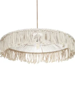 Loftlampe AKOBO papirreb Beige