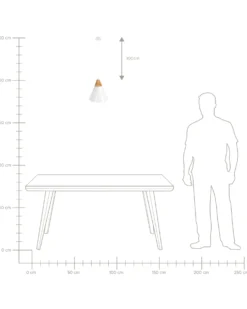 Loftlampe ALBANO Metal Hvid