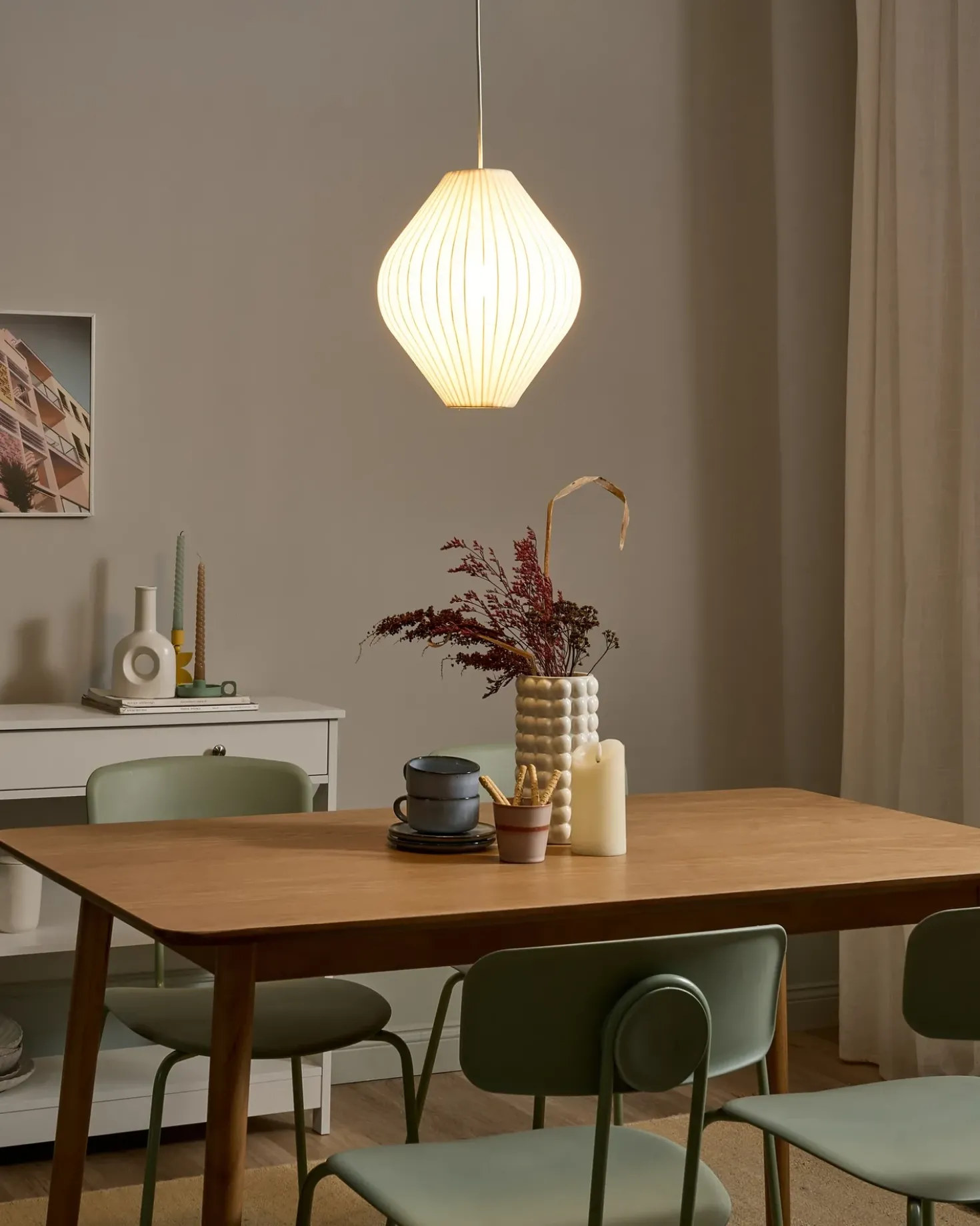 Loftlampe ALME Hvid